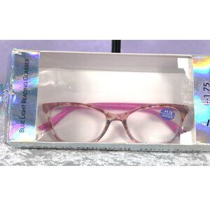 Blue Light Reading Glasses +1.75 Blue Light Blocking Readers NIB